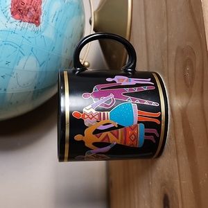Vintage Laurel Burch Familia del Mundo coffee  tea mug 1988